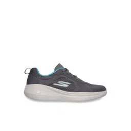 Skechers Women's GO RUN FAST-GLIDE Charcoal Turquoise Running Shoes