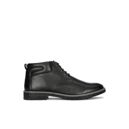 Bata Men's KNOX Black Derby Boots