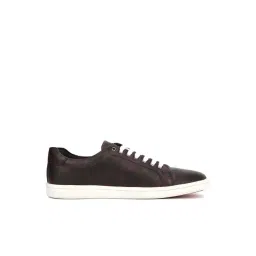 Louis Philippe Men's Brown Casual Sneakers