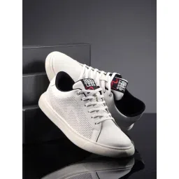 Spykar Men's RAVEL White Casual Sneakers