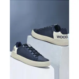 Woodland Men's Navy Casual Sneakers