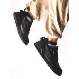 Bacca Bucci Men's EVOLVE Onyx Black Casual Sneakers