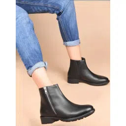 Clog London Women's Black Casual Booties