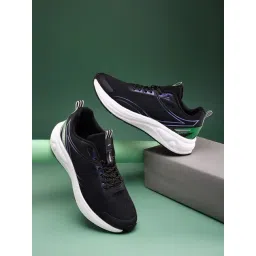 Campus Men's PUMPED NITROBOOST Black Running Shoes