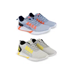 BIRDE Men Pack Of 2 Colourblocked Sneakers