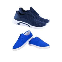 Free Kicks Men Multicoloured Mesh Marking Running Sports Shoes