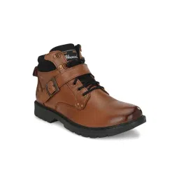 Shences Men's Tan Casual Boots