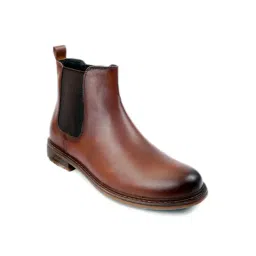 Shences Tan Chelsea Boots
