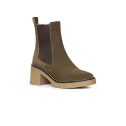 Saint G Women Leather Ankle Winter Boots