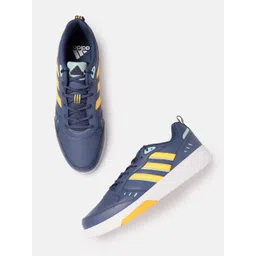 ADIDAS Men Striped Detail Round-Toe SMPHNY Tennis Shoes