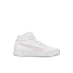 Puma Women's Carina 2.0 White Ankle High Sneakers