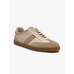 TONI ROSSI Men Colourblocked Leather Sneakers