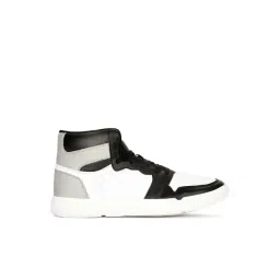 Bata Men's DUNK E 24 Black Ankle High Sneakers