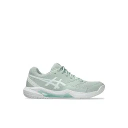 Asics Women's GEL-DEDICATE 8 Lichen Rock & White Tennis Shoes