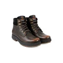 Bacca Bucci Men's Storm Brown Derby Boots