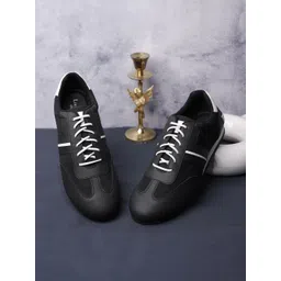 LOUIS STITCH Men Leatherette Casual Cushioned Sneakers