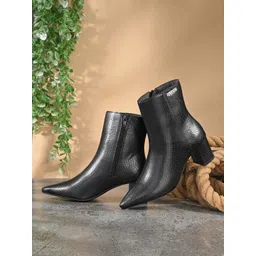 El Paso Women Block-Heeled Chelsea Boots