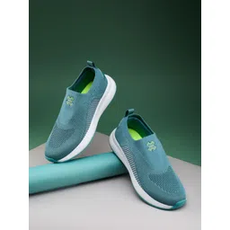 Campus Women Woven Design Slip-On Sneakers Shoes