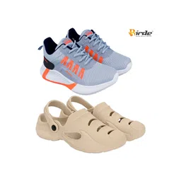 BIRDE Men Mesh Walking Non-Marking Shoes