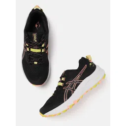 ASICS Women Woven Design Round-Toe Trabuco Terra 2 Running Shoes with Brand Logo Detail