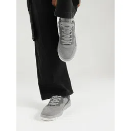 RARE RABBIT Men Colourblocked Suede Sneakers