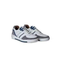 HX London Men Leather Lace-up Sneakers