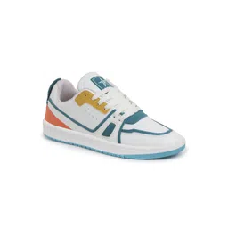 FAUSTO Men Colourblocked PU Sneakers