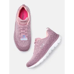 Skechers Women SUMMITS Woven Design Sneakers