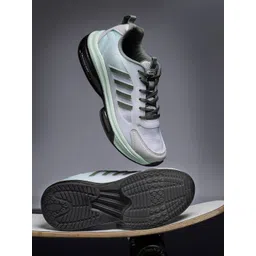 JQR Men Mesh Running Non-Marking Lace-Ups Shoes