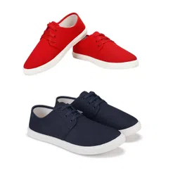 Free Kicks Men Navy Blue Mesh Marking Running Sports Shoes