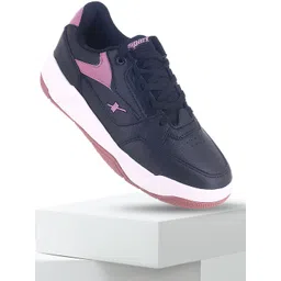 Sparx Women Colourblocked Lace-Ups Round Toe Sneakers