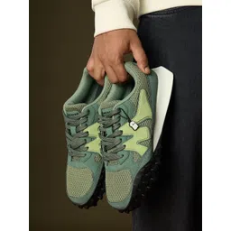 The Souled Store Men Printed PU Sneakers