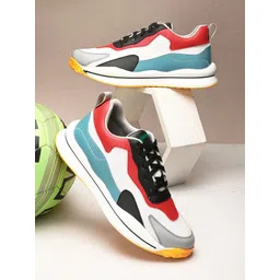 glitchez Men Colourblocked Sneakers