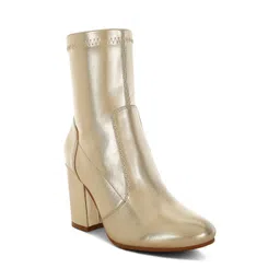 RAG & CO Women Round Toe Zip Regular Boots