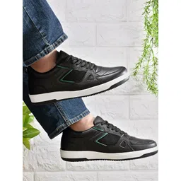 Roadster Men Colourblocked PU Sneakers