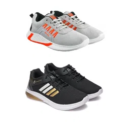 Free Kicks Men Multicoloured Mesh Marking Running Sports Shoes