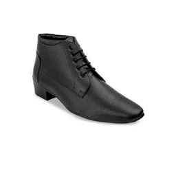 Bxxy Men Round Toe Lace-Ups Mid-Top Regular Boots