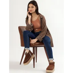 CASSIEY Women Winter Faux Fur Boots