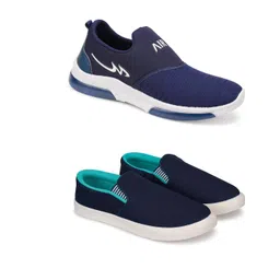 Free Kicks Men Multicoloured Mesh Marking Running Sports Shoes