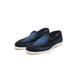 SHUTIQ Men Suede Slip-On Sneakers