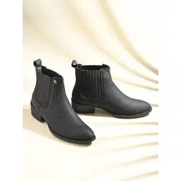 AfroJack Women Block-Heeled Regular Boots