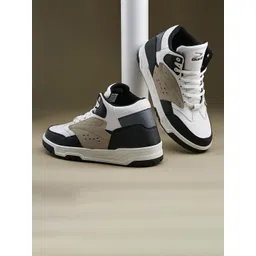 Duke Men Colourblocked High-Top Sneakers