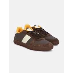 United Colors of Benetton Men Colourblocked PU Sneakers