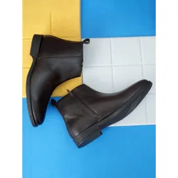 Warnex Men Leather Chelsea Boots