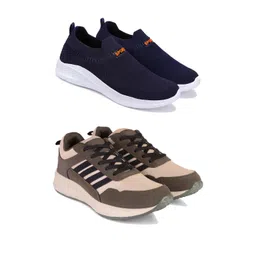 DRACKFOOT Men Non-Marking Running Sports Shoes