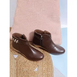 Padchin Women Flatform-Heeled Regular Boots