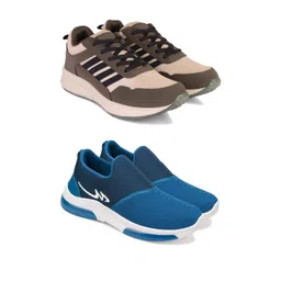 DRACKFOOT Men Non-Marking Running Sports Shoes