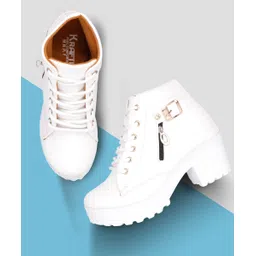 New Stylish Girls/Women/Ladies High Heel Fashionble Comfortable Women Casual Boots For Women/Girls Out Door Ankle Length Boot Shoe For Women/Girls and Boot for Women/Girl's Boots For Women