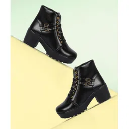 Lace-Up Ankle-Length Boots For Women & Girl's Boots For Women