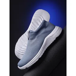 ASIAN Men Blue Mesh Running Non-Marking Shoes